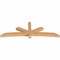 Ekena Millwork Alberta Smooth Timber Gable Bracket, Western Red Cedar, 108"W x 36"H x 5 1/2"D x 5 1/2"F, 8/12 Pitch GBW108X36X0606ALB00SWR - alternate 4
